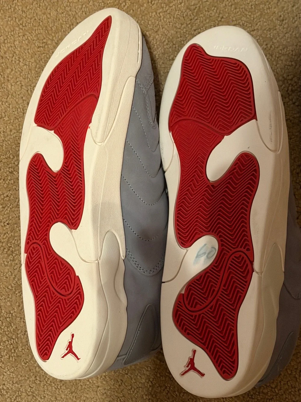 NEW Jordan Session Bred Men's size 14 Gray Suede Sneakers red bottom -streetwear